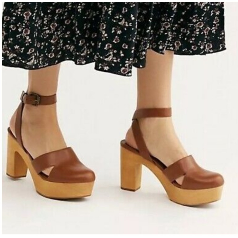 Free People Vegan Sunset Clogs